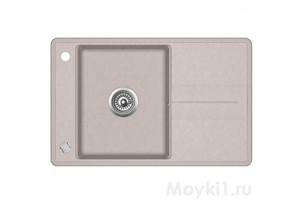 Тека мойка Estela 50 B-TQ бежевый (песок) 40148083