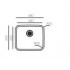 Кухонная мойка TopZero (wellinox) D450 GT8K Кухонная мойка TopZero (wellinox) D450 GT8K
