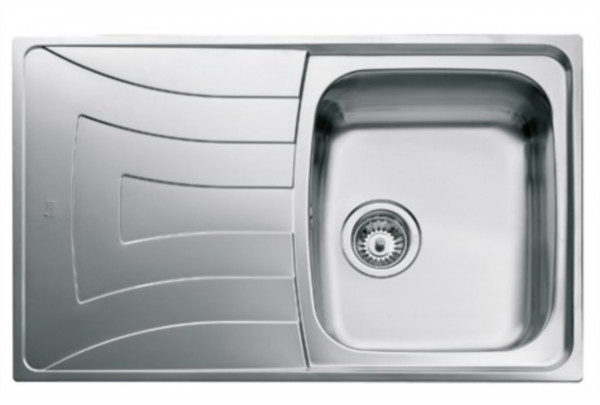 Тека мойка UNIVERSO 1B 1D 79.50 10120002 POLISHED (всё в компл.сл.302)