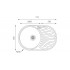 Кухонная мойка TopZero (wellinox) FAL 770.480-GT6K Кухонная мойка TopZero (wellinox) FAL 770.480-GT6K