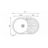 Кухонная мойка TopZero (wellinox) FAL 770.480-GT6K Кухонная мойка TopZero (wellinox) FAL 770.480-GT6K