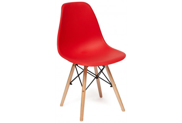 Стул Secret De Maison CINDY (EAMES) (mod. 001) дерево береза/металл/сиденье пластик, 53*46*80см, красный/red Стул Secret De Maison CINDY (EAMES) (mod. 001) дерево береза/металл/сиденье пластик, 53*46*80см, красный/red