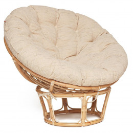 Кресло "PAPASAN ECO" P115-1/SP STD / c подушкой, ремешками / Natural (натуральный)