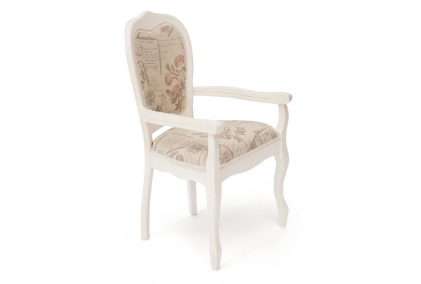 Кресло Princess ( PR-AC ) Цветы Прованс № 11, butter white