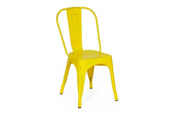 Стул Secret De Maison LOFT CHAIR (mod. 012) металл, 45*35*85см, желтый/yellow vintage Стул Secret De Maison LOFT CHAIR (mod. 012) металл, 45*35*85см, желтый/yellow vintage