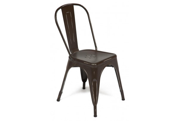 Стул Secret De Maison LOFT CHAIR (mod. 012) металл, 45*35*85см, коричневый/brown vintage Стул Secret De Maison LOFT CHAIR (mod. 012) металл, 45*35*85см, коричневый/brown vintage