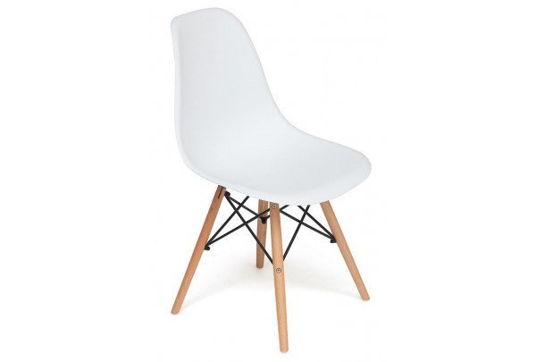 Стул Secret De Maison CINDY (EAMES) (mod. 001) дерево береза/металл/сиденье пластик, 53*46*80см, white (белый) Стул Secret De Maison CINDY (EAMES) (mod. 001) дерево береза/металл/сиденье пластик, 53*46*80см, white (белый)